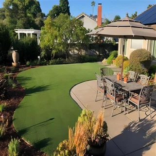 Disseny del paisatge del jardí: catifa de gespa artificial